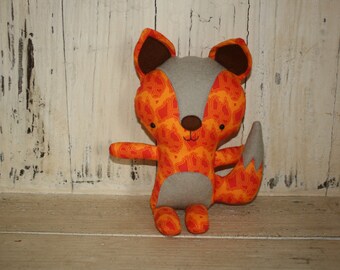m&s fox soft toy