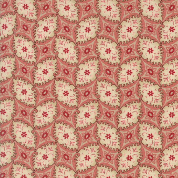 Moda Fabric French General Madame Rouge Cerisier