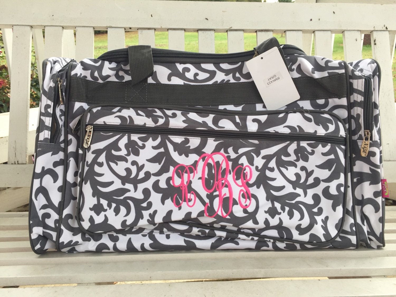 Personalized Large Duffle Bag Duffle Bag Monogrammed Duffle