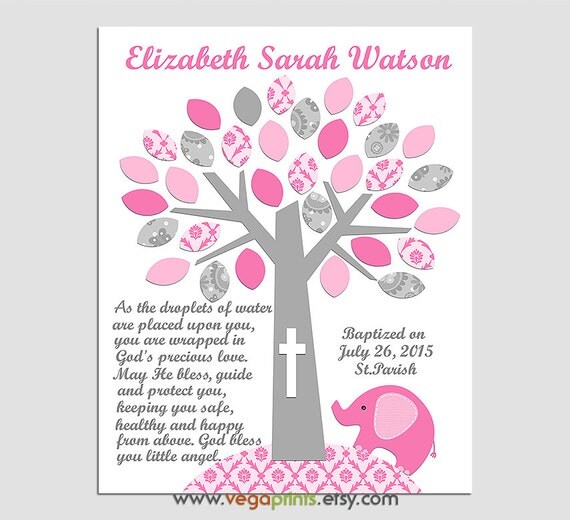 Siblings christening art print set UNFRAMED boy and girl