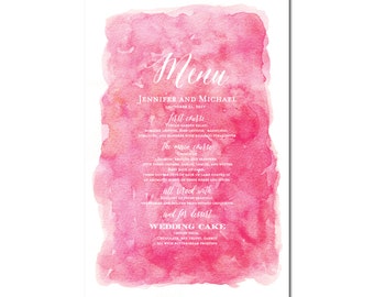 Printable Wedding Menu Sign, Wedding Printable Menu Sign, Wedding Menu Poster, Wedding Sign, Wedding Menu Board, Menu Poster #CL175