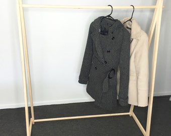 Adult Clothing Rack, Adult Garment Rack, Adult Clothes Rack, Wooden Clothes Rack, Wooden Clothing Rack, Wooden Garment Rack, Market Display