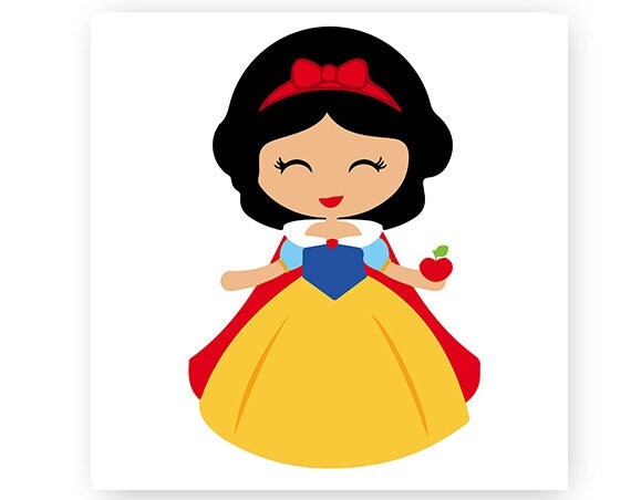 Download Disney Princess Snow White Doll Apple Illustration