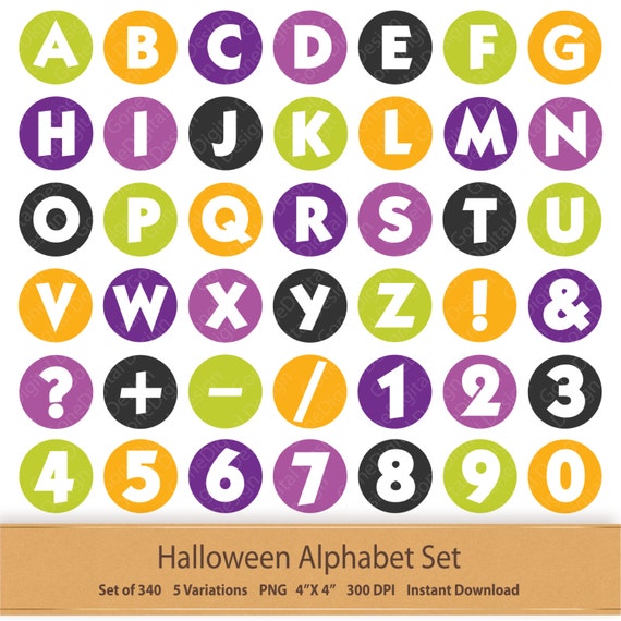halloween alphabet clipart - photo #6