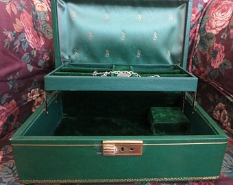 Swiss Music Box, Swiss Jewelry Box, Jewelry/Music Box, Vintage Music Box, Vintage Jewelry Box, Vanity Item, Thorens Swiss Movement, Stardust