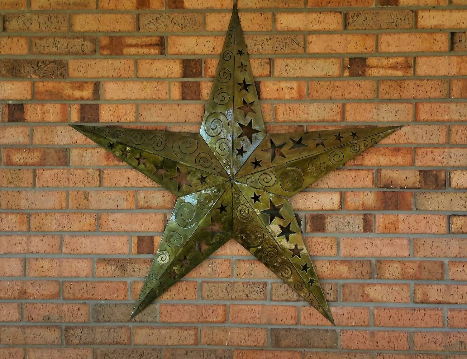 Large 3d Metal Star Metal Wall Decor Handmade Wall Decor 4573