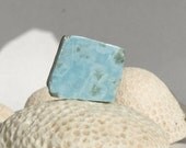 Larimar and Rock 10g 50ct Sky Blue Dolphin Polished Slab Lapidary Pectolite Turquoise Azure Surfer Bohemian Rough Stone Rock DIY jewelry