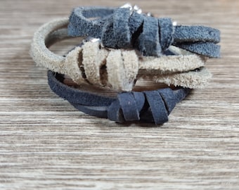 Neutral Colored Leather Bracelet,Boys bracelet, adult bracelet,toddler bracelet,baby bracelet,baby boy bracelet, boy jewelry, girl jewelery