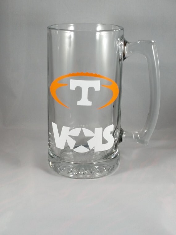 TN Vols Beer Mug UT Vols FREE Shipping Wine by GlitzGiftsNMore