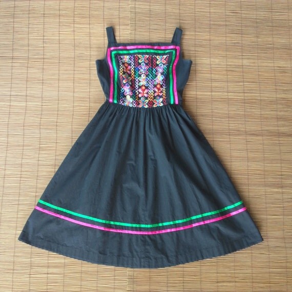 The Ultimate Cq Suitcase 5 The Floral Sundress vintage 1970s black floral embroidered sundress by The Ultimate Cq Suitcase 5 The Floral Sundress vintage 1970s black floral embroidered sundress by