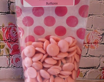 150gr Strawberry Flavoured & Coloured Chocolate Buttons = Personalised Gift Pack
