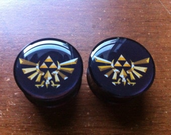 Triforce Plugs (Buy 2 Pairs Get 1 Free!)
