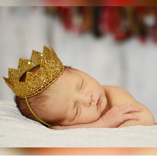 Mini Gold Lace Crown lace crown gold lace crown by delicatebows1