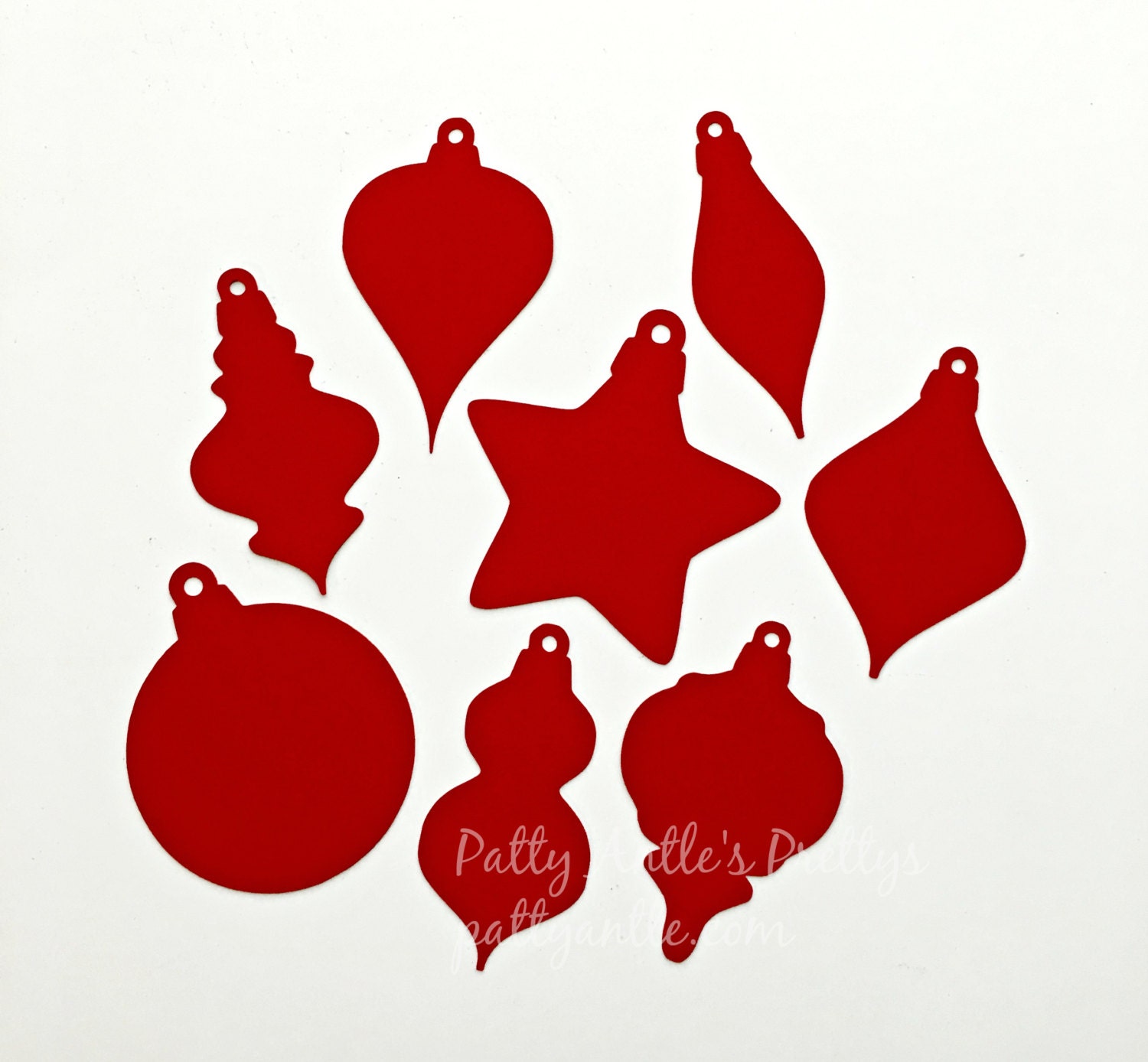 Ornament Die Cuts Ornament Gift Tags Christmas Die Cuts