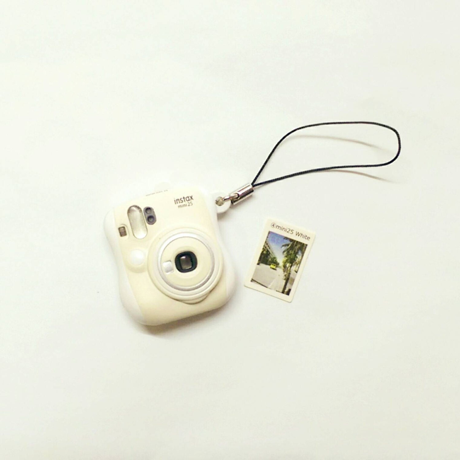 Fujifilm Instax Mini 25 Camera Keychain Small Key by MaterialDream