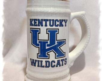 University of Kentucky Wildcats 22 oz Ceramic German Stein