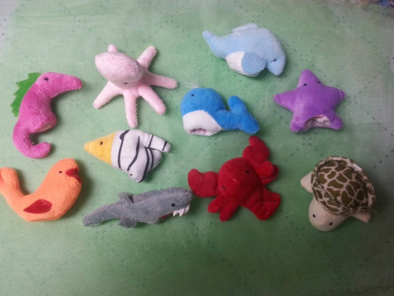10 under the sea finger puppets