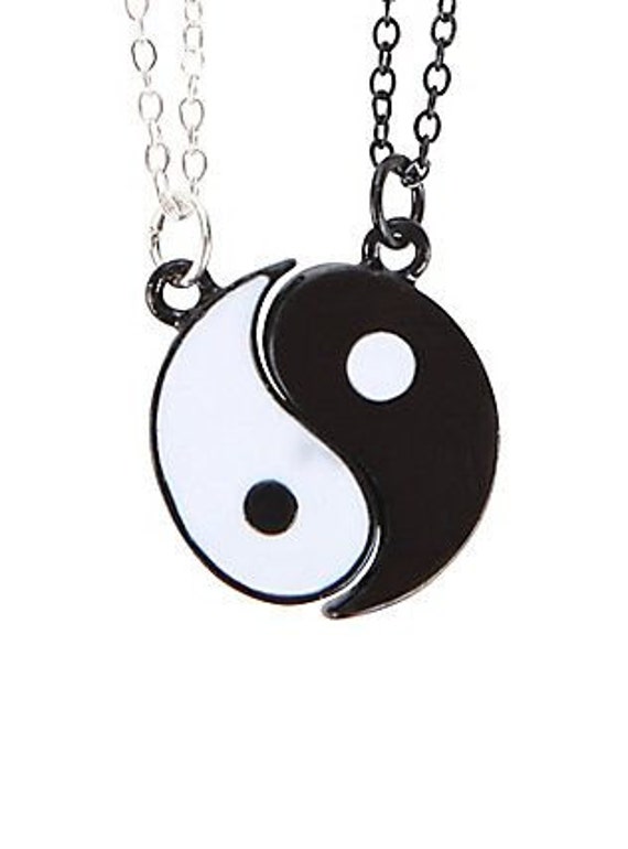 Yin Yang Magnet Necklace Bff Necklace Best Friend By Cetro On Etsy 