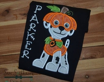Dalmatian Paw Paw Dog Applique Design ~ Halloween Costume ~ Instant Download