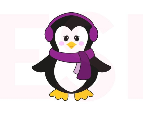 Download Penguin svg Christmas svg files SVG DXF EPS cutting files