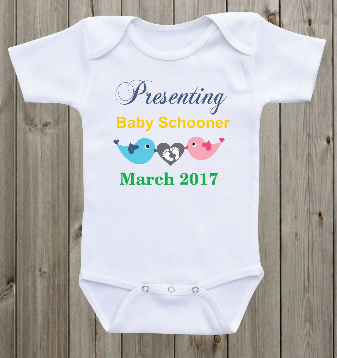 Presenting Baby Announcement Onesie Baby Onesie Pregnancy