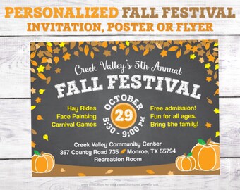 Fall Festival Invitations 10