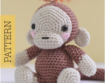 Amigurumi Crochet Monkey Pattern - Johnny the Monkey ...