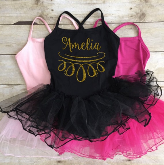 Birthday leotard tutu dress personalized name by LittleBabyCouture