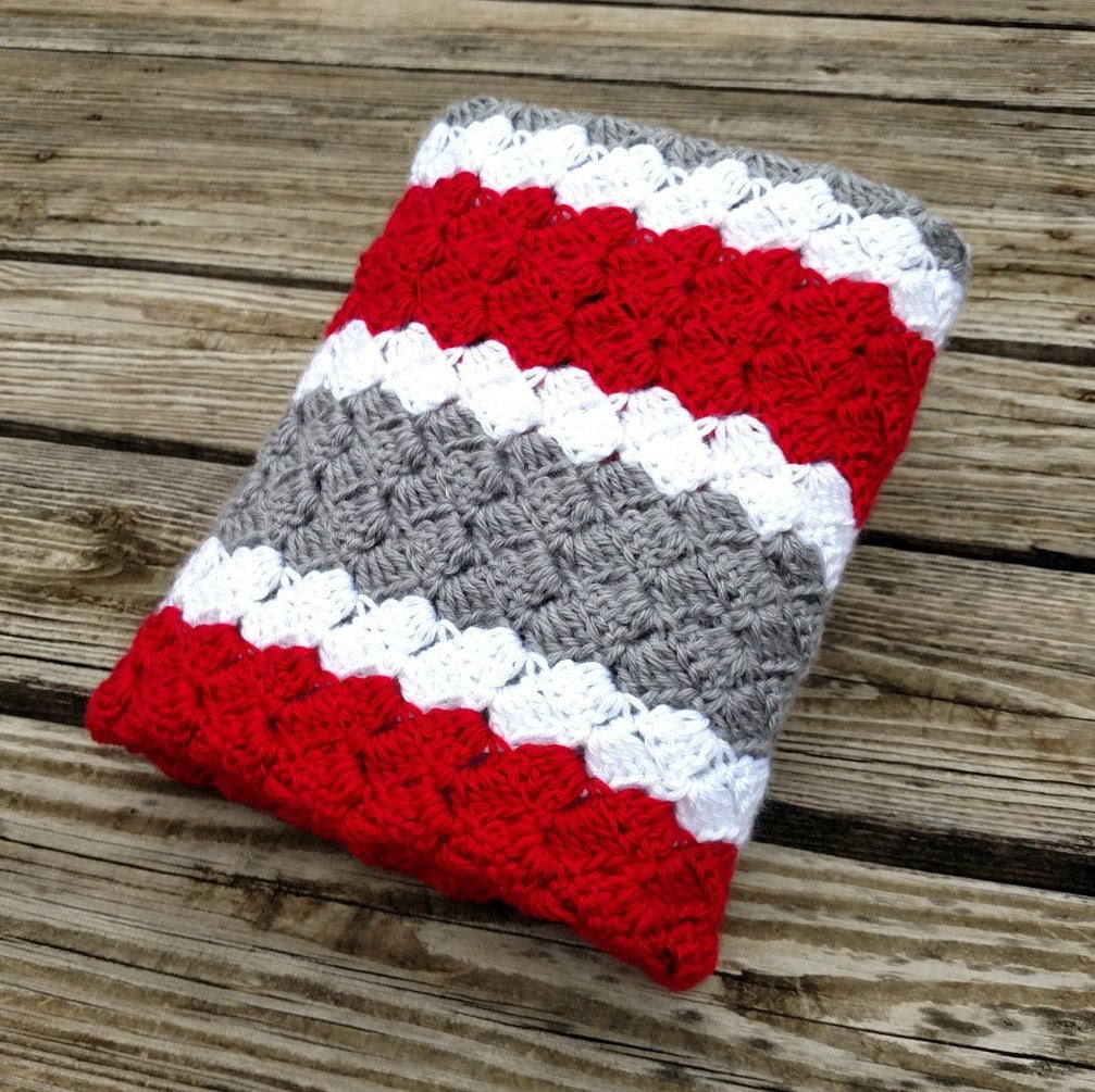 free crochet pattern for ohio state afghan