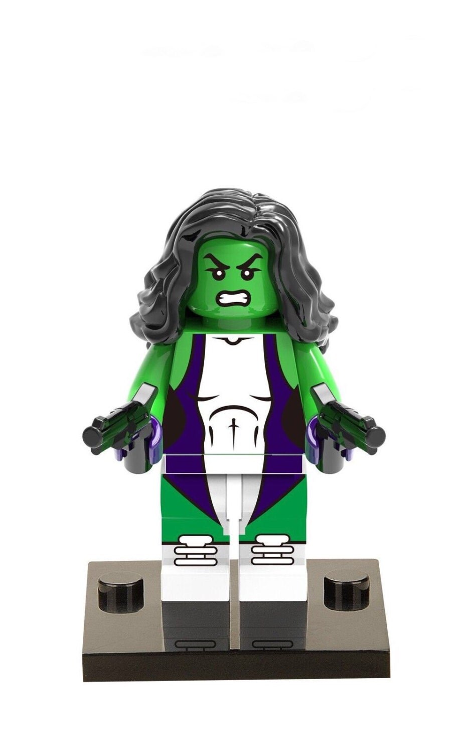 Custom She Hulk Minifigure Marvel Comics Lego Compatible