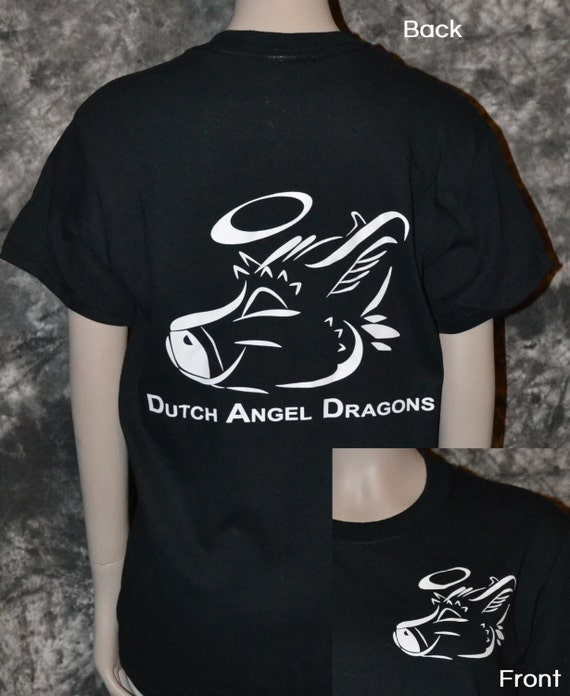 Dutch Angel Dragon 2 sided Tshirt