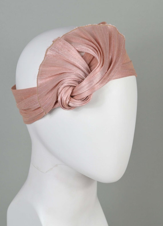 Nude Headband Turban Charleston 20ies Style