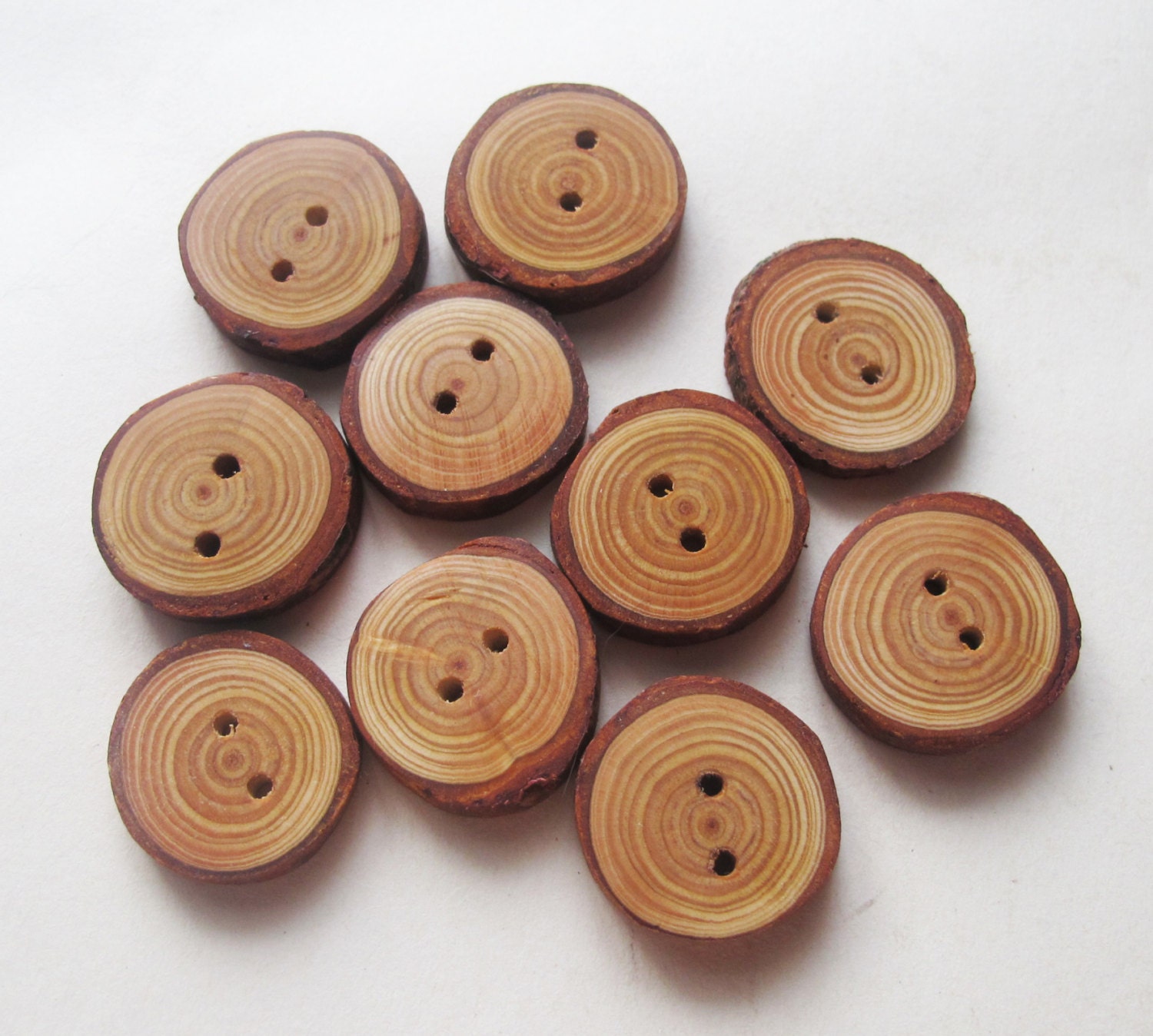 Rustic Wooden Buttons 1