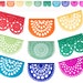 PAPEL PICADO Coral Collection Mexican Bunting