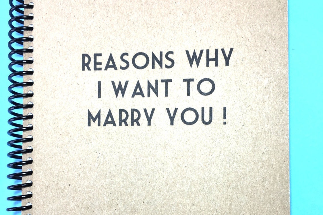 Reasons why I want to marry you Personalized by MoggyHollowDesign