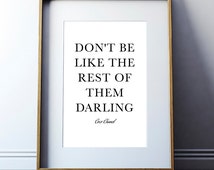 Popular items for darling quote on Etsy