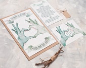 Romantic Zombie Wedding Invitation - Invite Suite sample