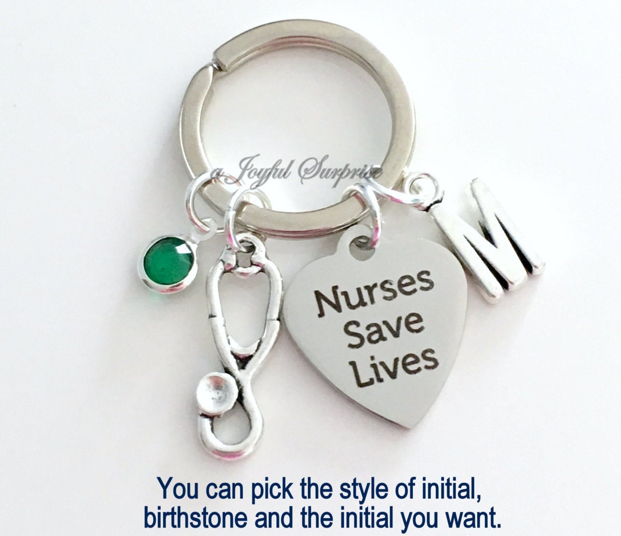 Nurse Keychain Gift for Nurse Keyring Nurse's Key Chain