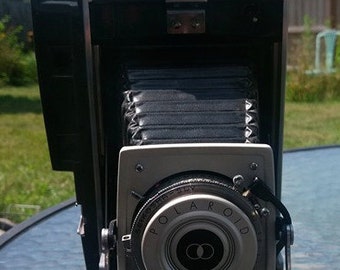 1960's Polaroid Land Camera with accessories