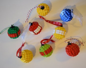 Build Your Own LEGO Bauble - Christmas Tree bauble Handmaded with LEGO Bricks