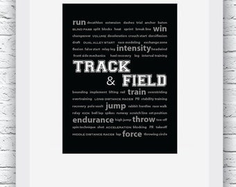 Track and Field Gifts, Track and Field Decor, Track Wall Art, Track Print,Track Digital Print,Track Coach Gift,Dorm Wall Art,Track Printable