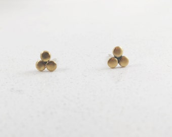 three dot earrings