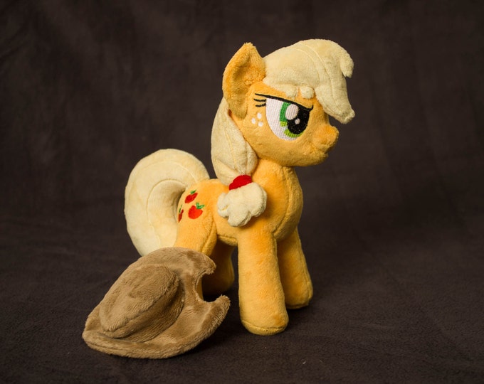 Plush Applejack Custom Pony 10 inches MLP:FIM