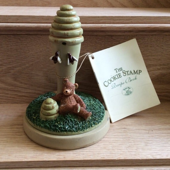 Brown Bag Cookie Stamp Beehive Bear Cookie Stamp 1995 Cookie