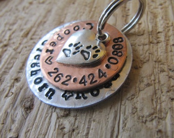 Pet ID tag//dog tag//Tag for large dog//pet name & address tag//Personalized pet tags//Dog ID tag//Dog name tag//personalized pet ID tag