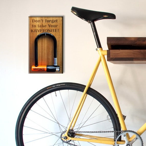 wall mounted bike lock