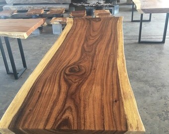 Modern Dining Table Contemporary Dining Table Exotic Dining Table Wood Dining Table Monkey pod Dining Table Hardwood Live Edge Dining Table