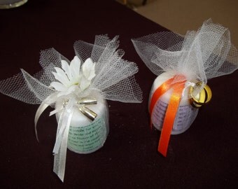 Personalized Wedding/Bridal Shower Candle Favors