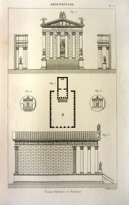 Roman Temple Floor Plan