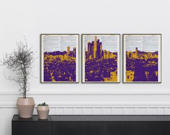 Los Angeles Wall Art lakers wall art | etsy Los Angeles Wall Art lakers wall art | etsy